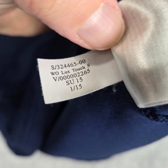 Banana Republic Polo Shirt Navy Blue Cotton Luxury Touch Short Sleeve Size Large - Picture 8 of 10